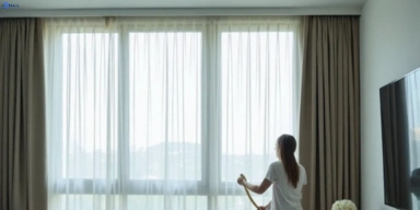 Delicate fabric curtain stain removal silk velvet sheer springvale-vic treatment
